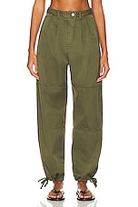 Moussy Vintage Fayette Cargo Pant in Khaki, view 2, click to view large image.