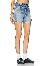 Moussy Vintage Graterford Shorts in Blue, view 2, click to view large image.