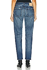Moussy Vintage Alice Tapered in Dark Blue, view 3, click to view large image.