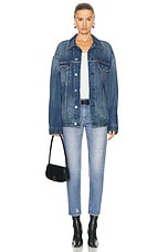 Moussy Vintage Lenox Skinny in Light Blue, view 4, click to view large image.