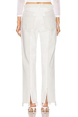 Moussy Vintage Raintrec Straight in White, view 3, click to view large image.