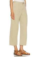 Moussy Vintage Gandy Gusset Cargo Pants in Sand, view 2, click to view large image.