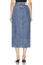 Moussy Vintage Clovernook Skirt in Blue, view 3, click to view large image.