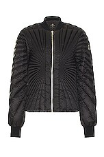 Moncler + Rick Owens Rick Owens x Moncler Radiance Flight Jacket in Black, view 1, click to view large image.