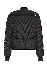 Moncler + Rick Owens Rick Owens x Moncler Radiance Flight Jacket in Black, view 2, click to view large image.