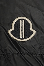 Moncler + Rick Owens Rick Owens x Moncler Gimp Coat in Black, view 3, click to view large image.