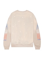 Who Decides War by Ev Bravado Training Crewneck Sweater in Silver, view 2, click to view large image.