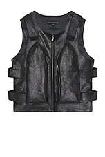 Who Decides War by Ev Bravado Bullet Point Vest in Coal, view 1, click to view large image.