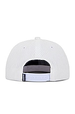 Market Invitational 5 Panel Hat in White, view 2, click to view large image.