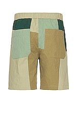 Market Gorp Patchwork Tech Shorts in Eden, view 2, click to view large image.