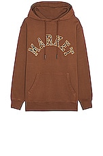 Market Rug Dealer Throwback Arc Hoodie in Acorn, view 1, click to view large image.