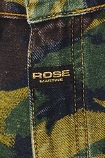 Martine Rose Reversible Camo Jean in Blue Camo, view 5, click to view large image.