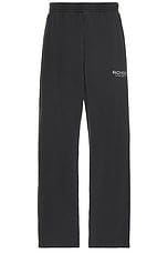 Martine Rose Wide Leg Trackpant in Black Washed Rose | FWRD
