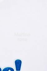 Martine Rose Classic T-Shirt in White So Fine, view 3, click to view large image.