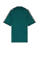 Martine Rose Celebration Football Top in Green, view 2, click to view large image.