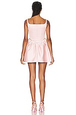 MARIANNA SENCHINA Bustier Sleeveless Mini Dress in Rose Antica, view 3, click to view large image.
