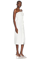 MARIANNA SENCHINA Diana Dress in White, view 2, click to view large image.