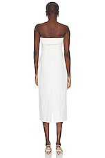 MARIANNA SENCHINA Diana Dress in White, view 3, click to view large image.