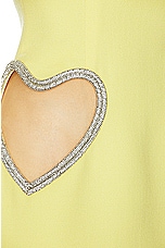 MARIANNA SENCHINA First Kiss Midi Dress in Lemon, view 5, click to view large image.