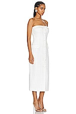 MARIANNA SENCHINA Diana Dress in White, view 2, click to view large image.