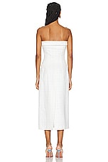 MARIANNA SENCHINA Diana Dress in White, view 3, click to view large image.