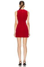 MARIANNA SENCHINA First Kiss Mini Dress in Red, view 4, click to view large image.