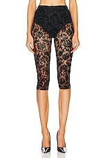 MARIANNA SENCHINA Decadance Biker Short in Black, view 1, click to view large image.