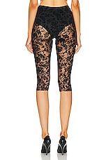 MARIANNA SENCHINA Decadance Biker Short in Black, view 3, click to view large image.