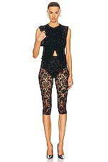 MARIANNA SENCHINA Decadance Biker Short in Black, view 4, click to view large image.