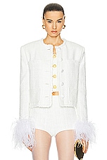MARIANNA SENCHINA Scarlett Jacket in White, view 1, click to view large image.
