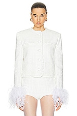 MARIANNA SENCHINA Scarlett Jacket in White, view 2, click to view large image.
