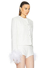 MARIANNA SENCHINA Scarlett Jacket in White, view 3, click to view large image.