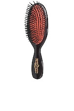 Mason Pearson Pocket Bristle Hair Brush in Dark Ruby, view 1, click to view large image.