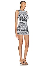 Missoni Dress in Black & White, view 2, click to view large image.