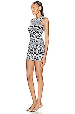 Missoni Dress in Black & White, view 3, click to view large image.