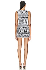 Missoni Dress in Black & White, view 4, click to view large image.