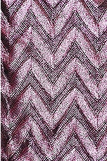 Missoni Short Dress in Glicine Laminated, view 5, click to view large image.