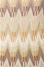Missoni Long Tank Dress in Green, Beige, & Brown, view 4, click to view large image.