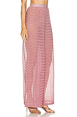 Missoni Wide Leg Trouser in Pink Lama, view 2, click to view large image.