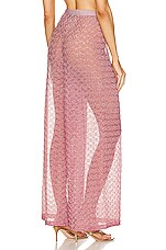 Missoni Wide Leg Trouser in Pink Lama, view 3, click to view large image.