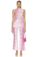 Missoni Trouser in Tonal Pink, view 4, click to view large image.