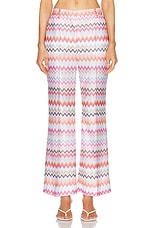 Missoni Zig Zag Trouser in Light Tones Multicolor, view 1, click to view large image.