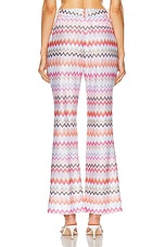 Missoni Zig Zag Trouser in Light Tones Multicolor, view 3, click to view large image.