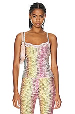 Missoni Sleeveless Top in Resort Soft Multicolor, view 1, click to view large image.
