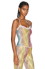 Missoni Sleeveless Top in Resort Soft Multicolor, view 2, click to view large image.