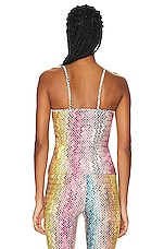 Missoni Sleeveless Top in Resort Soft Multicolor, view 3, click to view large image.