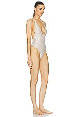 Missoni One Piece Swimsuit in Brilliant White, view 2, click to view large image.