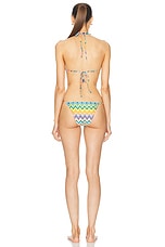 Missoni Triangle Bikini Set in Carioca Micro Chevron, view 3, click to view large image.