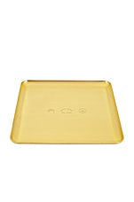 Mister Green Square Trifecta Logo Rolling Tray in Gold, view 1, click to view large image.
