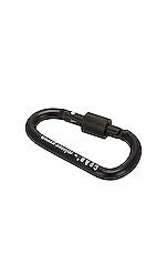 Mister Green Carabiner Clip in Black, view 2, click to view large image.
